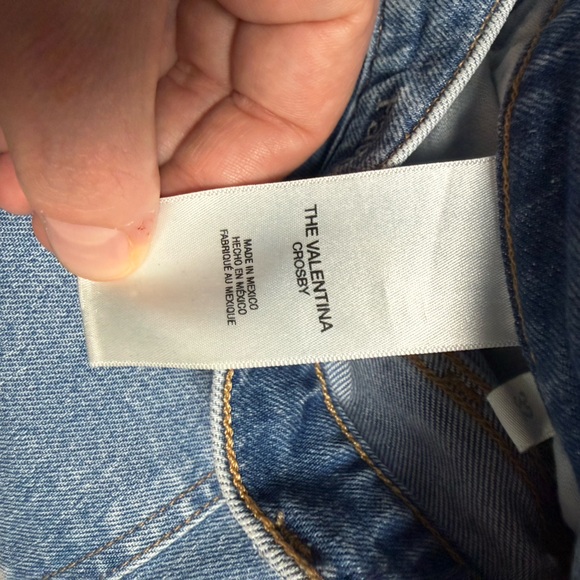 Favorite Daughter Valentina Super High Rise Straight Jean 32x28 #FC78CR5994 - Picture 6 of 14